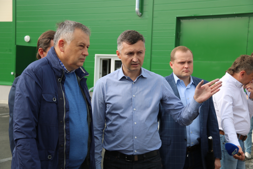 Визит губернатора на КОС Путилово Визит губернатора на КОС Путилово