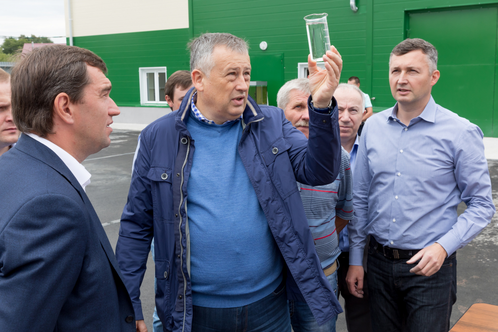 Визит губернатора на КОС Путилово Визит губернатора на КОС Путилово